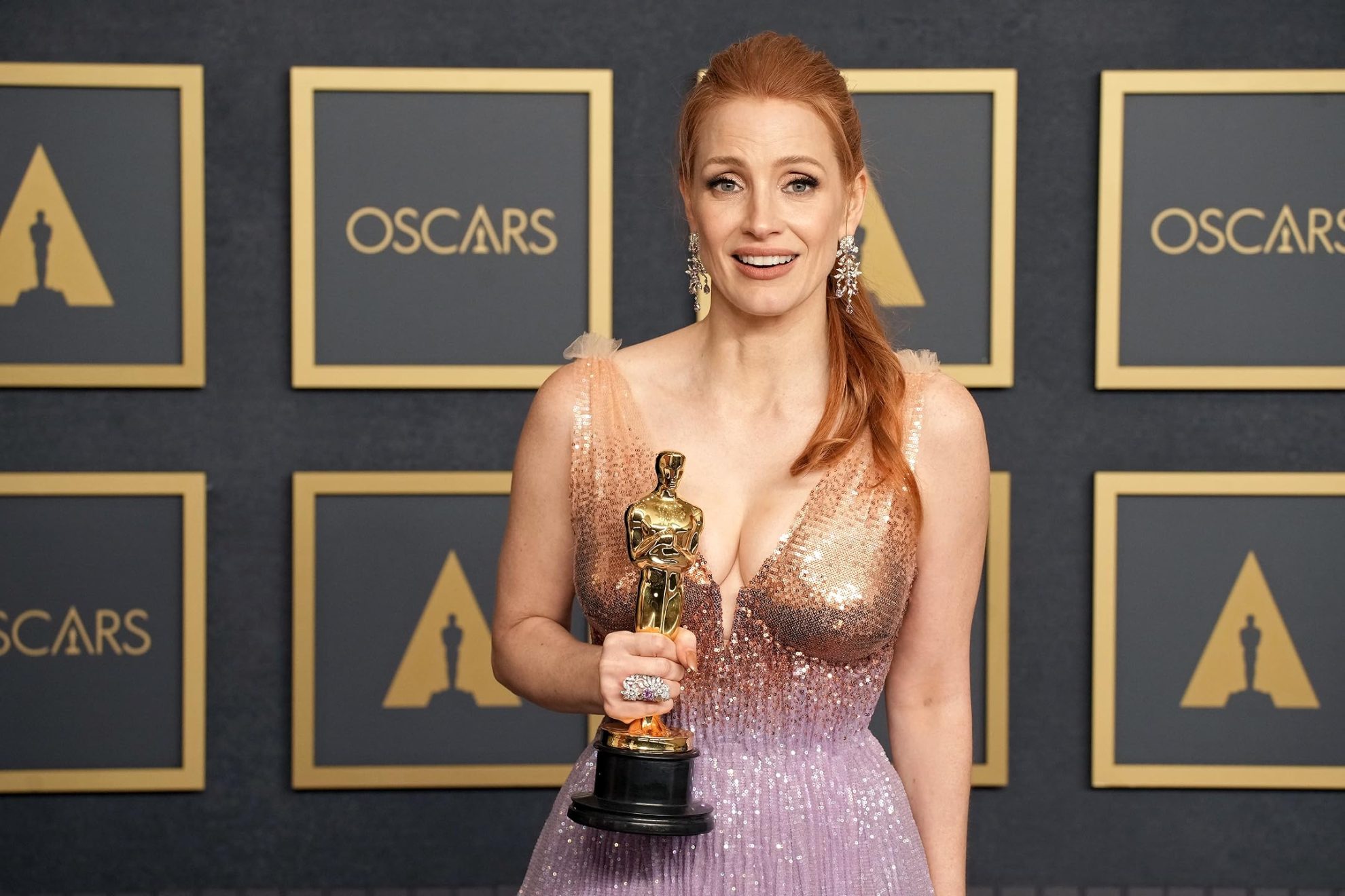 Jessica Chastain ganhadora do Oscar de Melhor Atriz