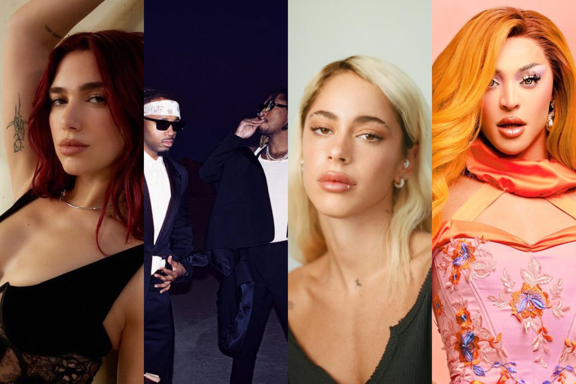 Dua Lipa, Future, Metro Boomin, TINI e Pabllo Vittar.