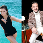 Foto de Afra Saraçoğlu e Furkan Andıç.