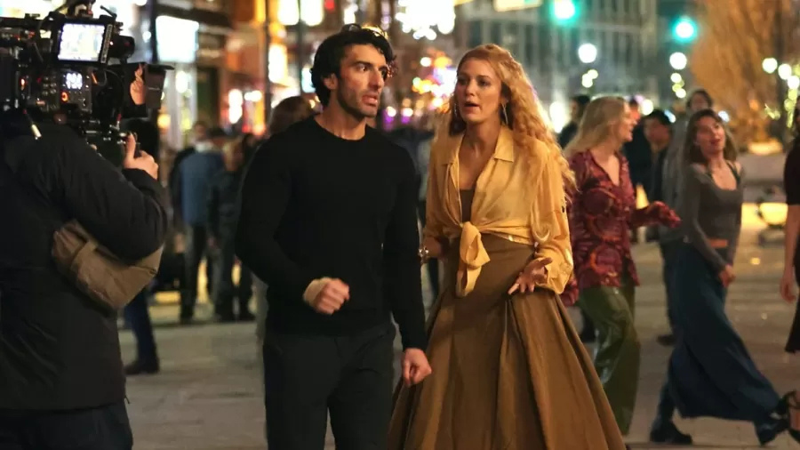 Blake Lively e Justin Baldoni nos bastidores do filme É Assim que Acaba