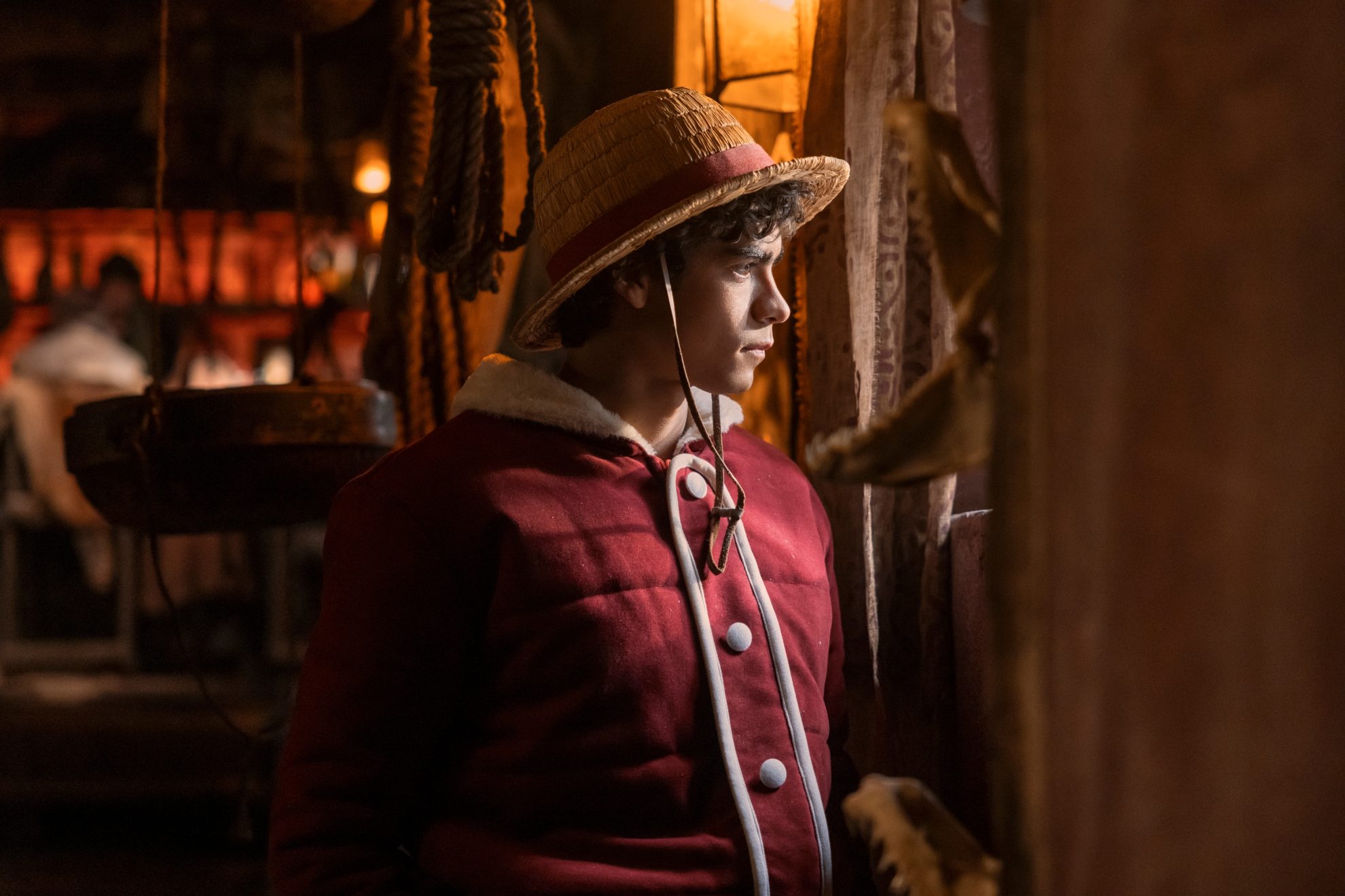 One Piece. Iñaki Godoy as Monkey D. Luffy in season 2 of One Piece. Cr. Casey Crafford/Netflix © 2025