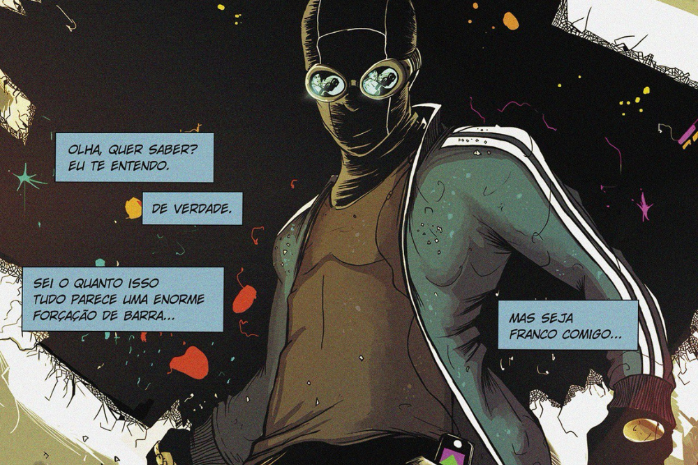 Imagem de divulgação da HQ de Cidadão Incomum, de Pedro Ivo