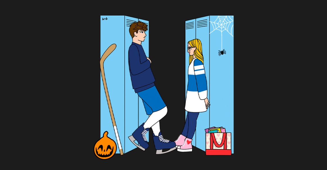 patinando no amor Halloween