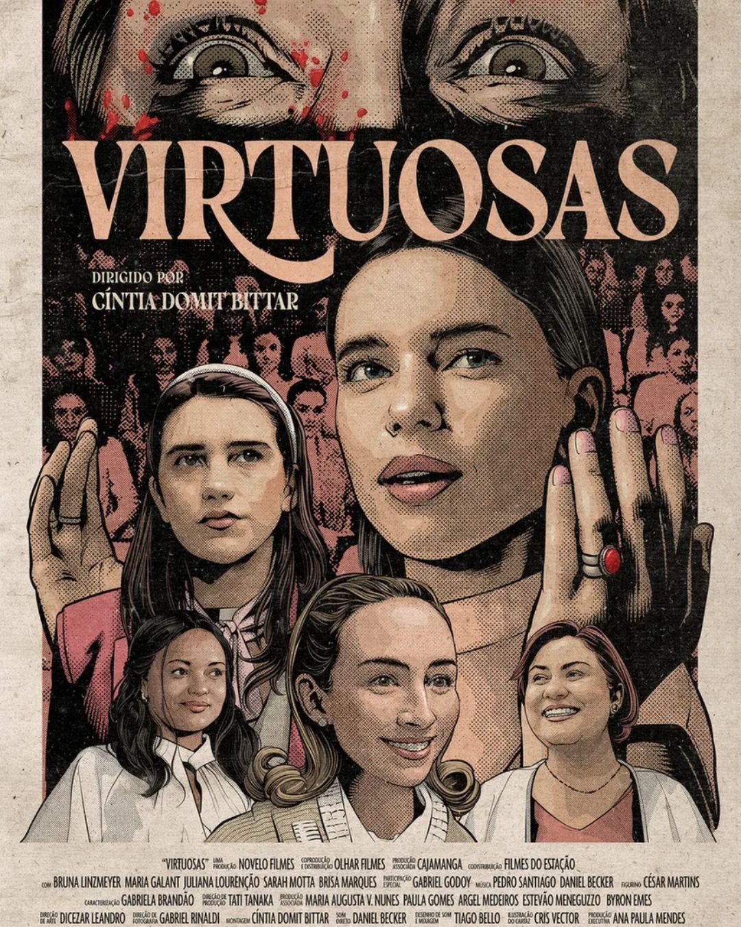 Cinema nacional Bruna Linzmeyer vive coach do mal em Virtuosas, thriller brasileiro