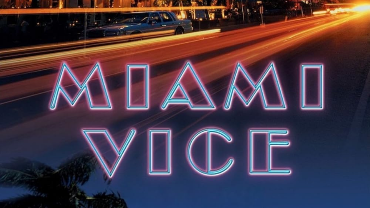 Logo da série Miami Vice.