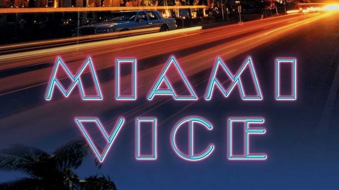 Logo da série Miami Vice.