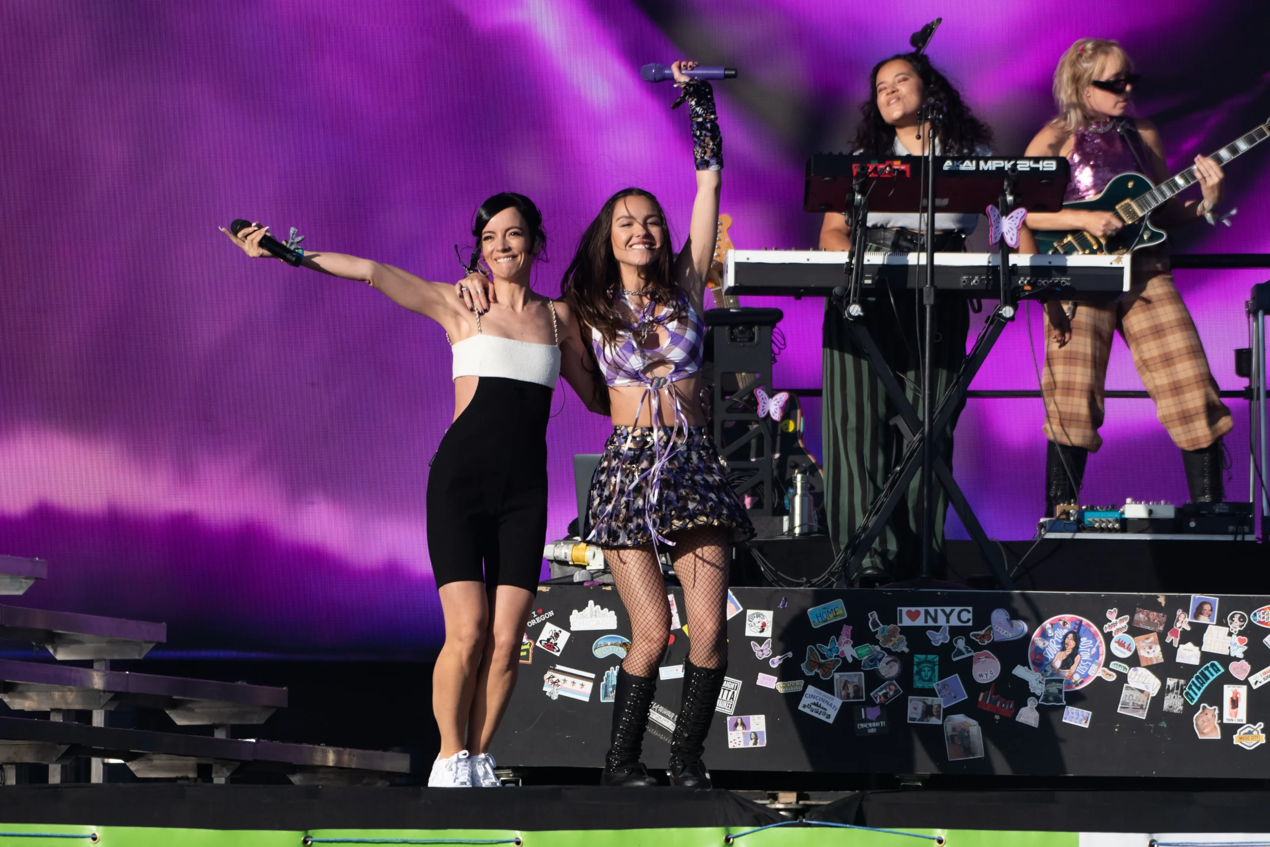Olivia Rodrigo e Lily Allen