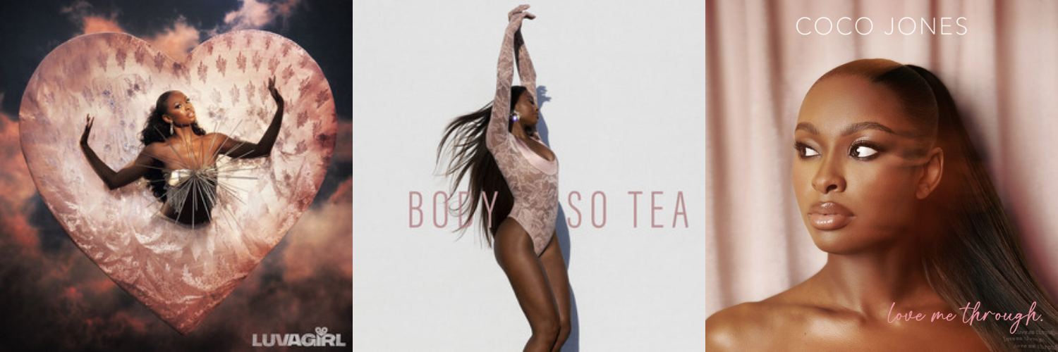 Capa das novas músicas de Coco Jones.