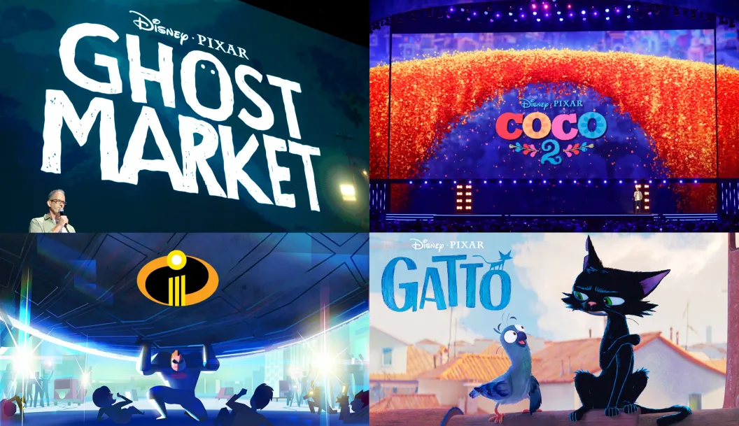 Lançamentos da Pixar anunciados na D23