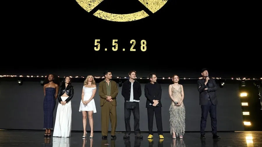 Palco de anúncio do elenco do novo filme de X-Men