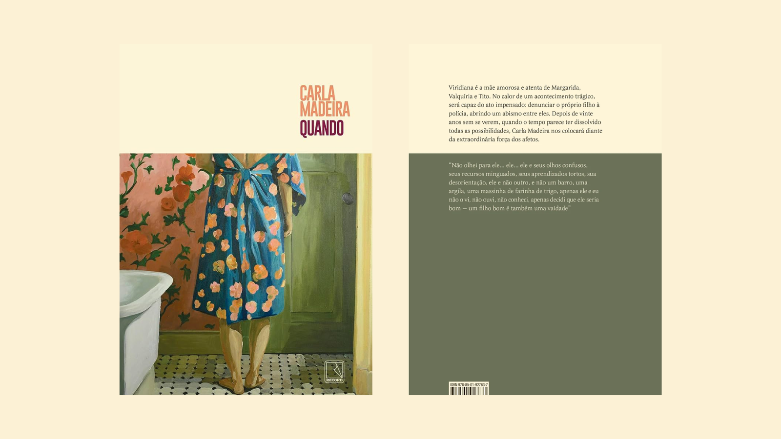 Livro 'Quando' de Carla Madeira