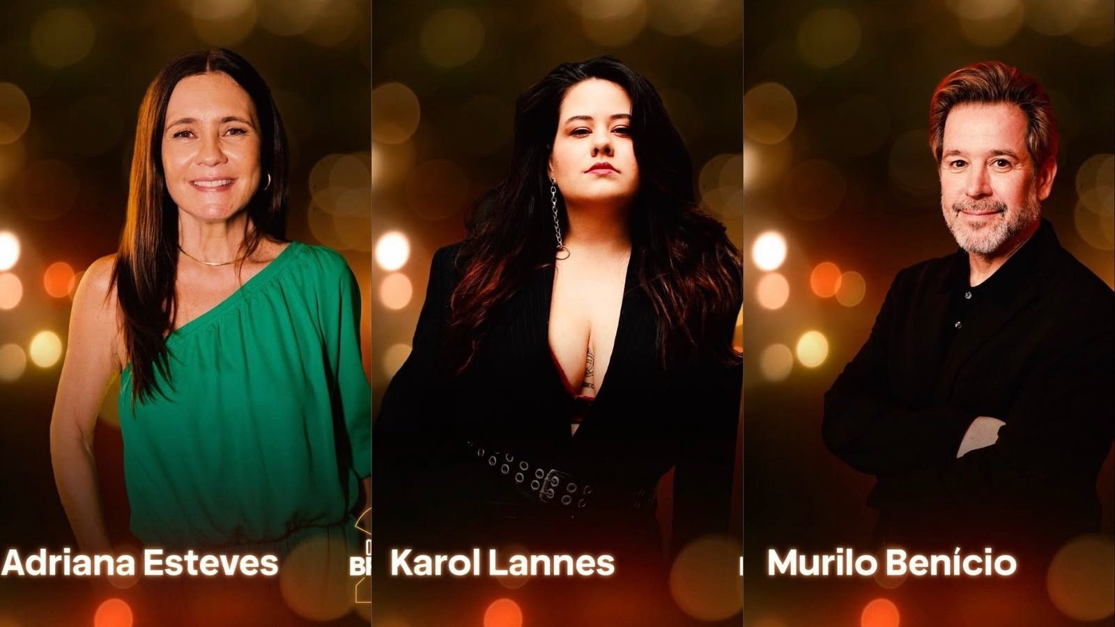 Divulgação de Adriana Esteves, Karol Lannes e Murilo Benício em Avenida Brasil 2