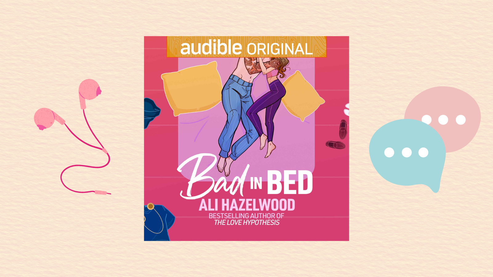 Arte de divulgação do novo audiobook