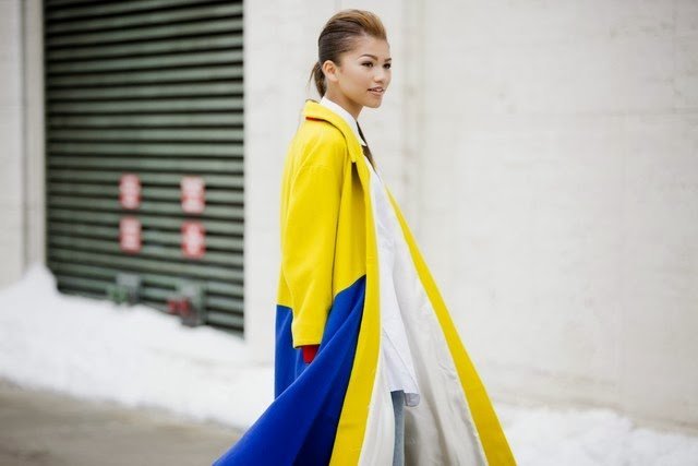 Zendaya na New York Fashion Week de 2014