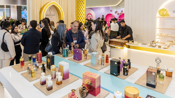 Pavilhão de perfumes na Beauty Fair (foto: Agenzia Riguardare/Beauty Fair)