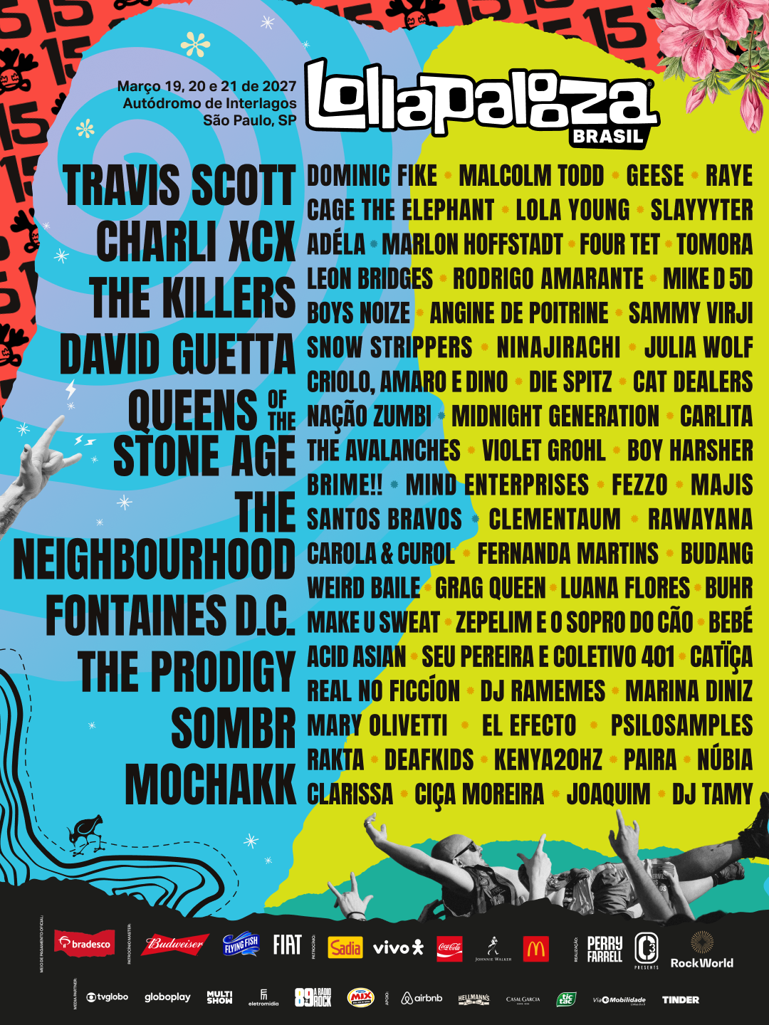 Lollapalooza Brasil 2027 Line-up