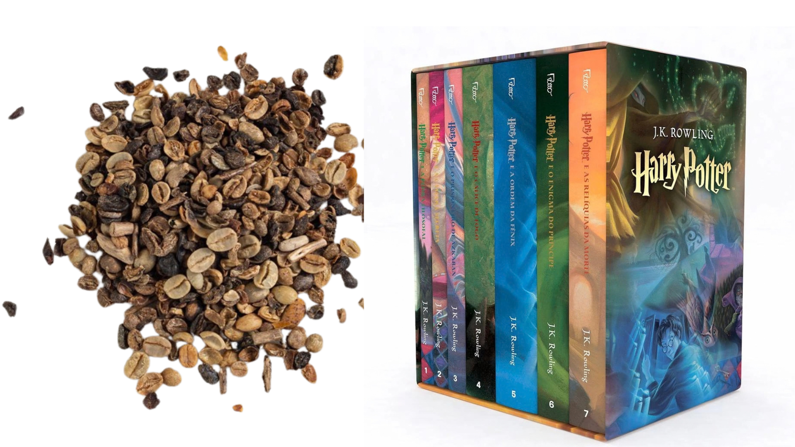 Café Tradicional e Box Harry Potter