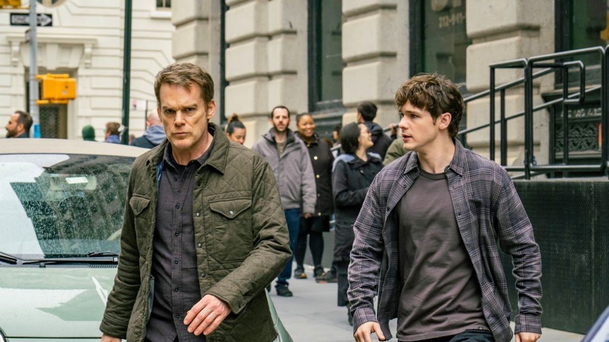 Dexter e seu filho, Harrison Morgan