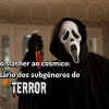 capa especial representação gráfica glossário filmes de terror